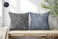 Silver Glitter Texture Sparkling Foil Digital Paper Product Image 2