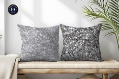 Glitter Texture Silver Sparkling Festive Digital Paper Product Image 2