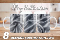 Silver Satin | Mug sublimation design Product Image 1
