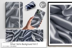 Digital Paper Silver Satin Background Product Image 1