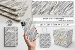Digital Paper Silver Silk Pattern Product Image 1