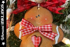 Simple Gingerbread Ornament SVG For Laser Cutting Product Image 2