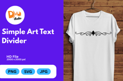 Simple Art Text Divider Product Image 1