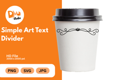 Simple Art Text Divider Product Image 1