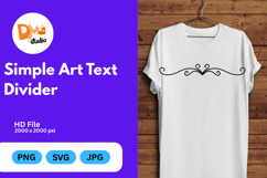Simple Art Text Divider Product Image 1