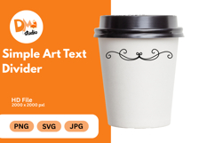 Simple Art Text Divider Product Image 1