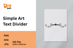 Simple Art Text Divider Product Image 1