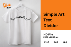 Simple Art Text Divider Product Image 1