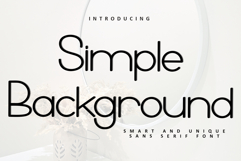 Simple Background Product Image 1