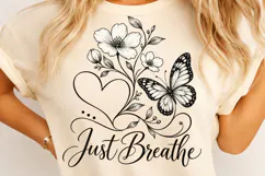 Simple Butterfly T-Shirt Design Product Image 4