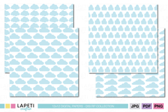 Simple cloud pattern paper