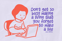 Simple Create - modern handwriting display font Product Image 4