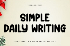 Simple Daily Writing Product Image 1