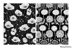 Floral Coloring Pages for Adults, Flowers Printable Designs Product Image 3