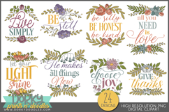 Religious Thoughts and Sayings Clipart Bundle Product Image 11