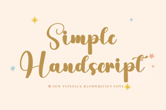 Simple Handscript Product Image 1
