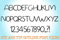 Simple Handwriting Font Letters Alphabet ABC Text OTF Product Image 2