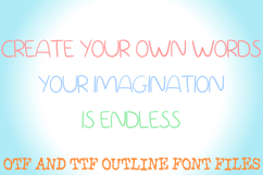 Simple Handwriting Font Letters Alphabet ABC Text OTF Product Image 3