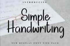 Simple Handwriting Product Image 1