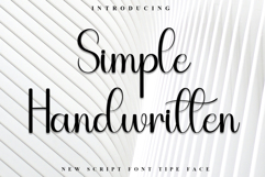 Simple Handwritten Product Image 1