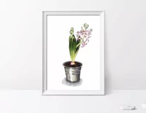 Spring flowers clipart. Hyacinth PNG Product Image 6