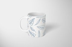 leaves seamless pattern, leaves seamless digital paper, leaves printable paper, textile repeat,