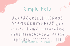 Simple Note - Handwritten Font with Multilingual Support Product Image 7