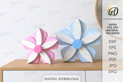 3D Simple Stand Decors Bundle Laser Cut. Home Decor SVG Product Image 2