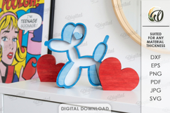 3D Simple Stand Decors Bundle Laser Cut. Home Decor SVG Product Image 8