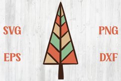 simple vintage Christmas tree