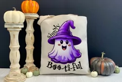 Cute Halloween Ghost Simply Boo-tiful PNG Product Image 2
