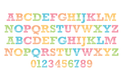 Simply Pastel Color Font Product Image 3