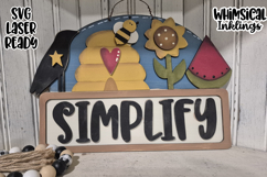 Simplify Sign Laser SVG Product Image 1