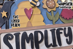 Simplify Sign Laser SVG Product Image 2