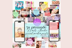 30 Nail Art Studio Social Media Posts Product Image 1