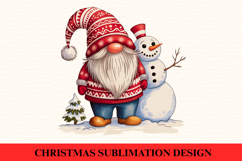 Christmas Gnome Clipart PNG | Merry Christmas Png Product Image 1