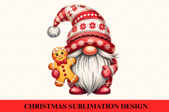 Christmas Gnome Clipart PNG | Merry Christmas Png Product Image 1