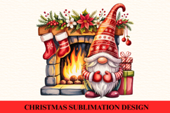 Christmas Gnome Clipart PNG | Merry Christmas Png Product Image 1