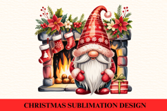 Christmas Gnome Clipart PNG | Merry Christmas Png Product Image 1