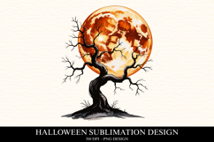 Halloween Moon Clipart PNG | Spooky Season Png Product Image 1
