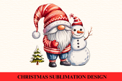 Christmas Gnome Clipart PNG | Merry Christmas Png Product Image 1
