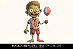 Halloween Zombie Clipart PNG | Spooky Season Png Product Image 1