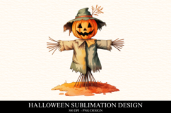 Halloween Scarecrow Clipart PNG | Spooky Season Png Product Image 1