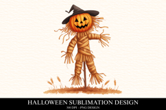 Halloween Scarecrow Clipart PNG | Spooky Season Png Product Image 1