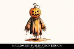 Halloween Scarecrow Clipart PNG | Spooky Season Png Product Image 1