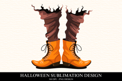 Halloween Boots Clipart PNG | Spooky Season Png Product Image 1