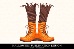 Halloween Boots Clipart PNG | Spooky Season Png Product Image 1