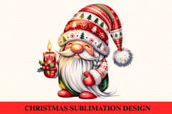 Christmas Gnome Clipart PNG | Merry Christmas Png Product Image 1
