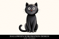 Halloween Cat Clipart PNG | Spooky Season Png Product Image 1