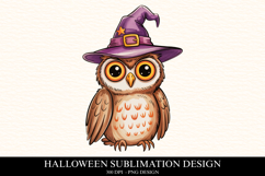 Halloween Owl Clipart PNG | Spooky Season Png Product Image 1